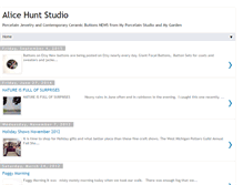 Tablet Screenshot of alicehuntstudio.blogspot.com