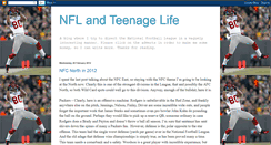 Desktop Screenshot of nflandteenagelife.blogspot.com