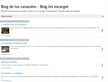 Tablet Screenshot of caracolesespartidero.blogspot.com