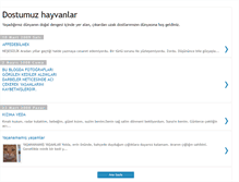 Tablet Screenshot of dostumuzhayvanlar.blogspot.com