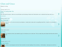 Tablet Screenshot of glamandgrace.blogspot.com