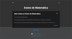 Desktop Screenshot of ensinodematematica.blogspot.com