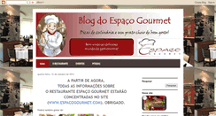 Desktop Screenshot of espacogourmetpiracicaba.blogspot.com