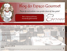 Tablet Screenshot of espacogourmetpiracicaba.blogspot.com