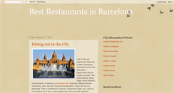 Desktop Screenshot of barcelonarestaurant.blogspot.com