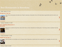 Tablet Screenshot of barcelonarestaurant.blogspot.com