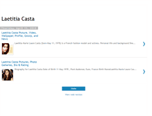 Tablet Screenshot of laetitia-casta-biography.blogspot.com