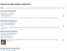 Tablet Screenshot of parentalalienationaustralia.blogspot.com