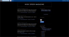 Desktop Screenshot of highspeedmag.blogspot.com