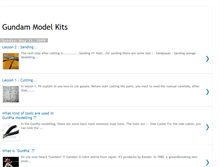 Tablet Screenshot of gundamkits.blogspot.com