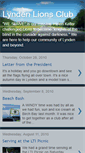 Mobile Screenshot of lyndenlions.blogspot.com