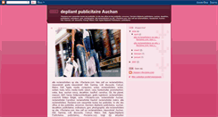Desktop Screenshot of depliant-publicitaire-auchan.blogspot.com