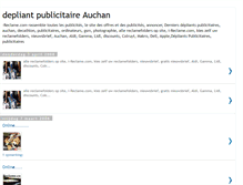 Tablet Screenshot of depliant-publicitaire-auchan.blogspot.com