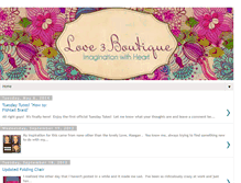 Tablet Screenshot of love3boutique.blogspot.com