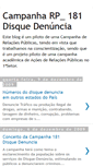 Mobile Screenshot of campanharp181disquedenncia.blogspot.com