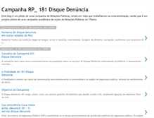 Tablet Screenshot of campanharp181disquedenncia.blogspot.com
