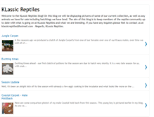 Tablet Screenshot of klassic-reptiles.blogspot.com