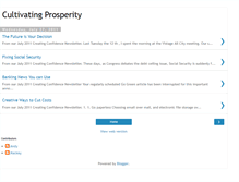 Tablet Screenshot of cultivatingprosperity.blogspot.com