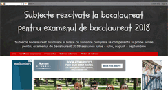Desktop Screenshot of examendebacalaureat.blogspot.com