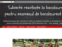 Tablet Screenshot of examendebacalaureat.blogspot.com