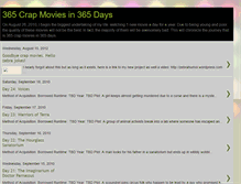 Tablet Screenshot of 365crapmovies.blogspot.com