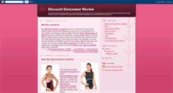 Desktop Screenshot of discountdancewear.blogspot.com