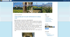 Desktop Screenshot of guideturistichemarche.blogspot.com