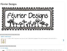 Tablet Screenshot of fevrier-designs.blogspot.com