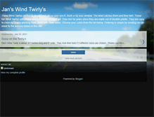 Tablet Screenshot of janswindtwirlys.blogspot.com