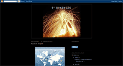 Desktop Screenshot of cincodimensoes.blogspot.com