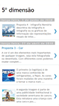 Mobile Screenshot of cincodimensoes.blogspot.com