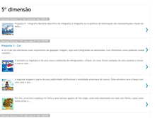 Tablet Screenshot of cincodimensoes.blogspot.com