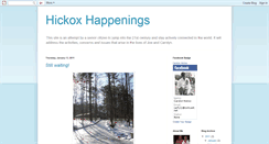 Desktop Screenshot of hickoxhappenings.blogspot.com