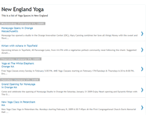 Tablet Screenshot of newenglandyoga.blogspot.com