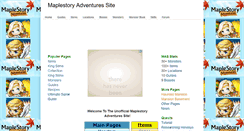 Desktop Screenshot of maplestoryadventuressite.blogspot.com