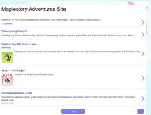 Tablet Screenshot of maplestoryadventuressite.blogspot.com