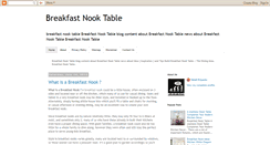 Desktop Screenshot of breakfastnooktable.blogspot.com