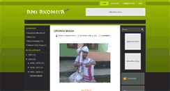 Desktop Screenshot of amiaxomiya.blogspot.com