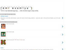 Tablet Screenshot of amiaxomiya.blogspot.com