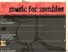 Tablet Screenshot of musicforzombies.blogspot.com