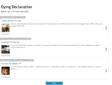 Tablet Screenshot of dyingdeclaration.blogspot.com