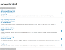 Tablet Screenshot of metropolproject.blogspot.com