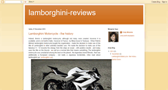 Desktop Screenshot of lamborghini-reviews.blogspot.com