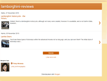 Tablet Screenshot of lamborghini-reviews.blogspot.com