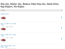Tablet Screenshot of klipler-izle.blogspot.com
