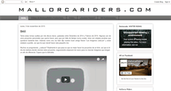 Desktop Screenshot of mallorcariders.blogspot.com