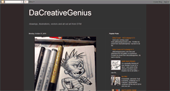 Desktop Screenshot of dacreativegenius.blogspot.com