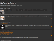 Tablet Screenshot of dacreativegenius.blogspot.com