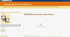 Desktop Screenshot of dennisadamscompany.blogspot.com