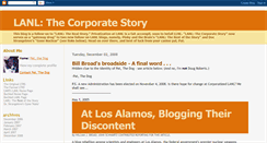 Desktop Screenshot of lanl-the-corporate-story.blogspot.com